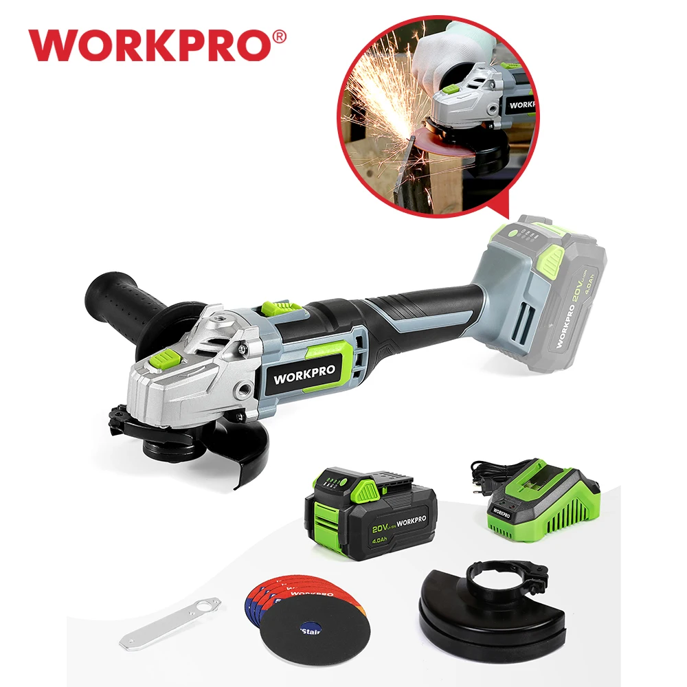 Workpro Angle Grinder 20v Workpro Battery Grinder Angle Grinder