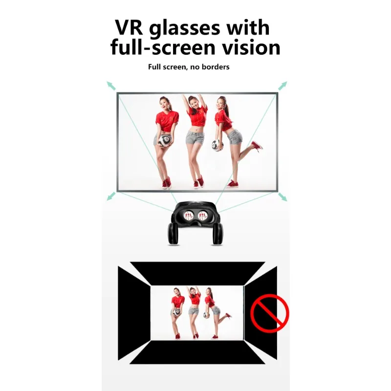 VR Glasses Virtual Reality 3D VR Glasses Google Cardboard Headset for Use with Smartphone Android Virtual Glasses with Gamepad 174 S6c0dc6f997eb48c1a3fee97868108b45L