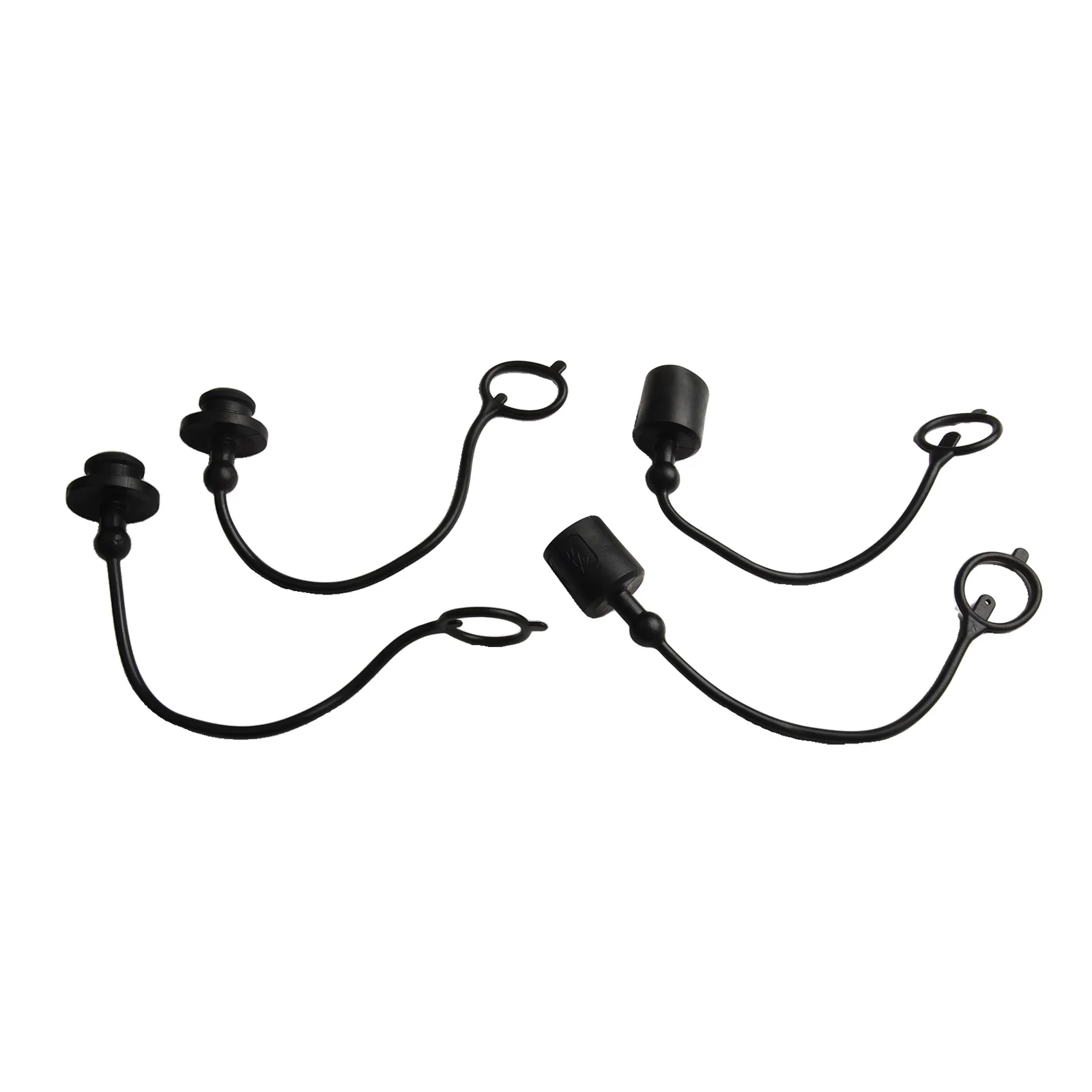 2 Set 1/2 Hydraulic Quick Disconnect Fitting Dust Cap For ISO-A Hydraulic Coupler Hydraulic Quick Connector Coupling Dust Cover