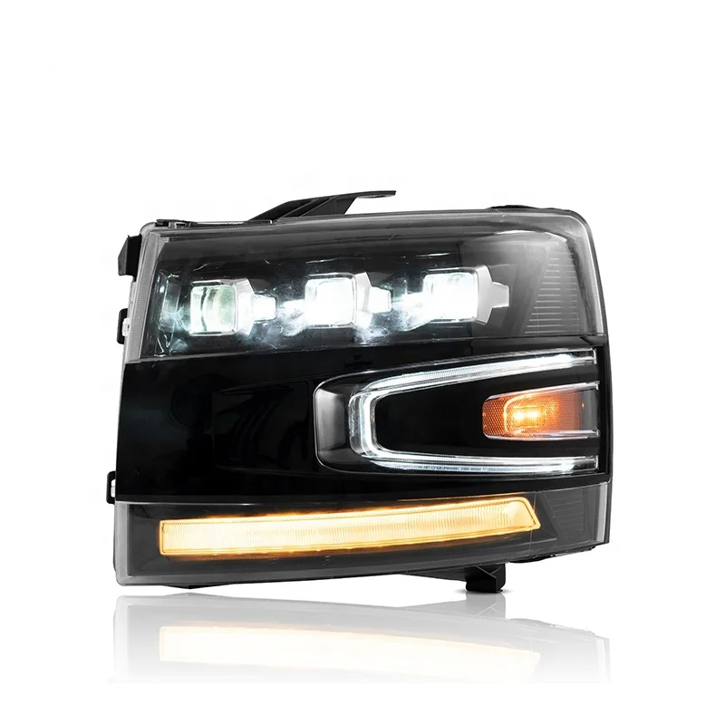 

Archaic Car Front Lamp for Silverado 1500 2500HD 3500HD LED Lens Headlights 2007-2013 for Chevrolet Silverado Headlamp