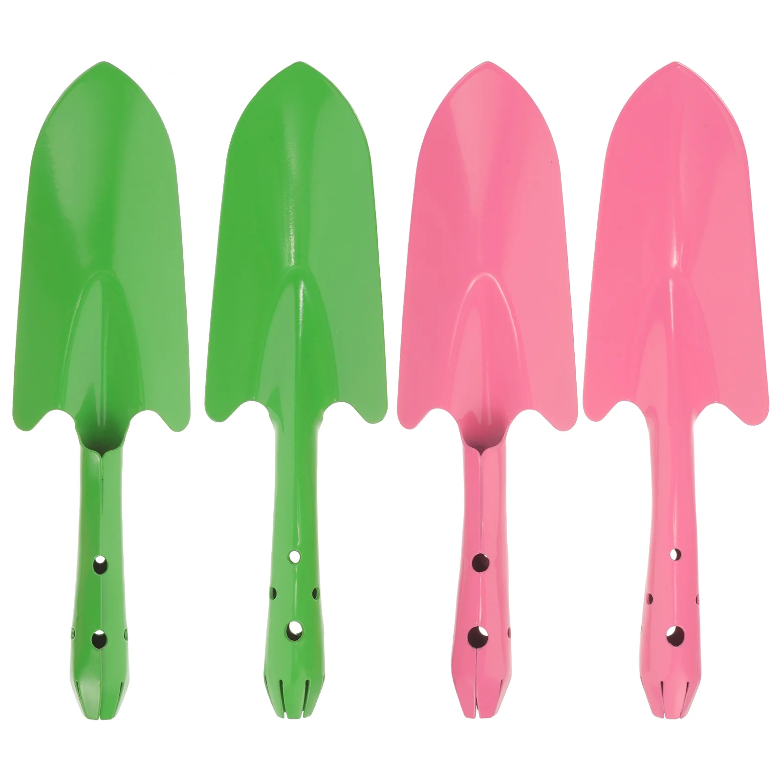 4 Pcs Mini Garden Trowel Shovels for Digging Iron Handle Planting Tools Gardening Small