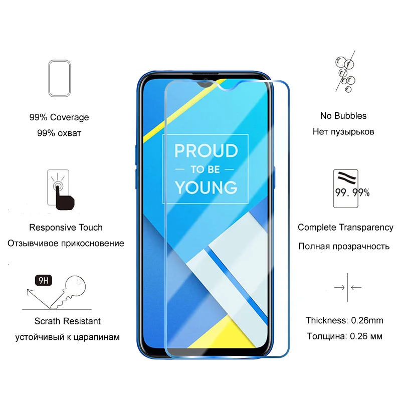 3 قطعة كامل زجاج واقي ل Realme 8 7 6 5 برو 5S 6S 7 آسيا المقسى واقي للشاشة لريال لي 5i 6i 7i العالمية زجاج عليه طبقة غشاء رقيقة