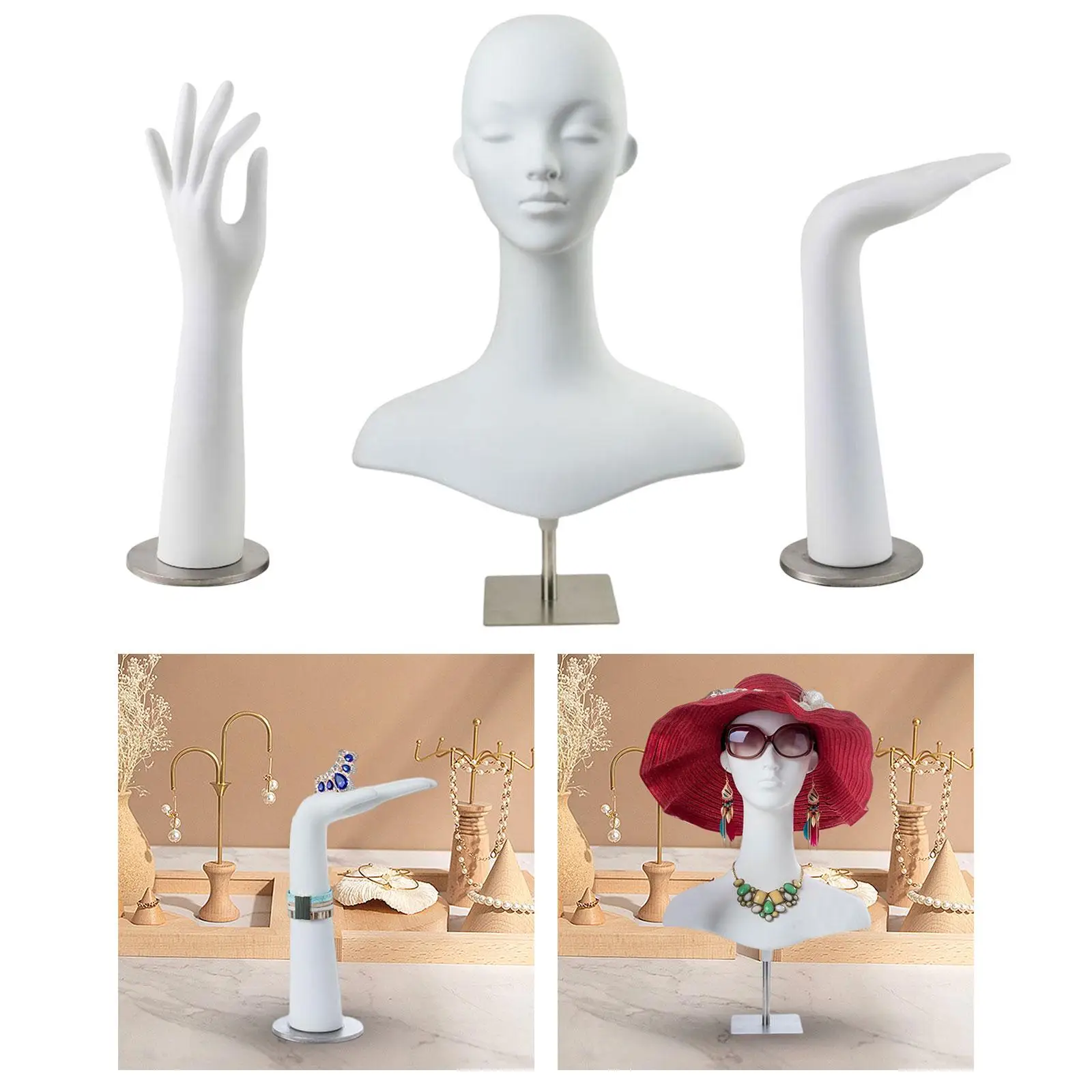 

Jewelry Display Rack Organization Novelty Storage Jewelry Display Tray for Photograph Props Tabletop Stores Showcase Display