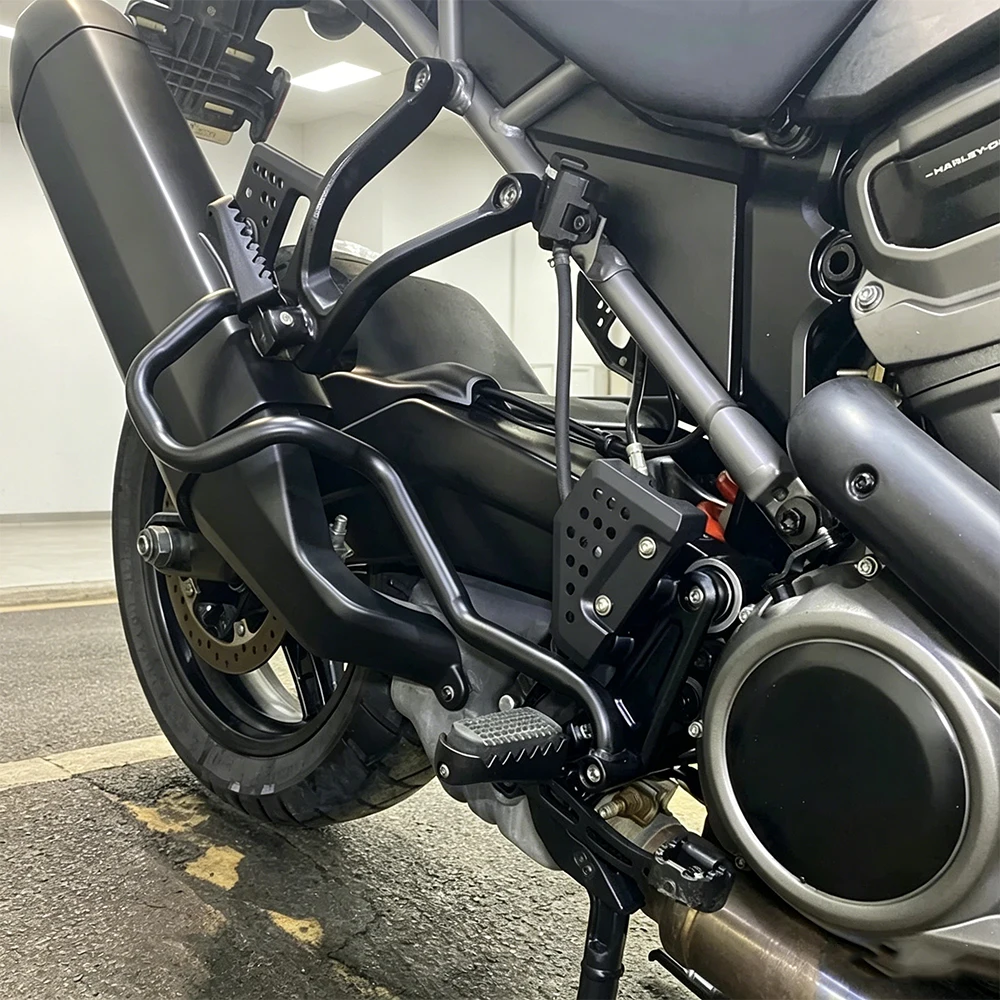 오토바이 액세서리 머플러 가드 프레임 범퍼 (PAN AMERICA 1250 S PA 1250 S 2020 2021 2022 2023 PA 1250 S 머플러 가드)