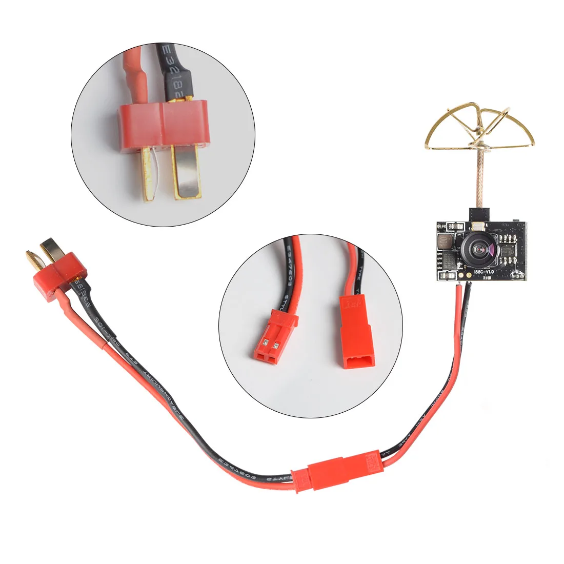 Caméra AIO FPV 5.8G 40CH 400mW avec OSD SmartAudio - AKK Piggyback