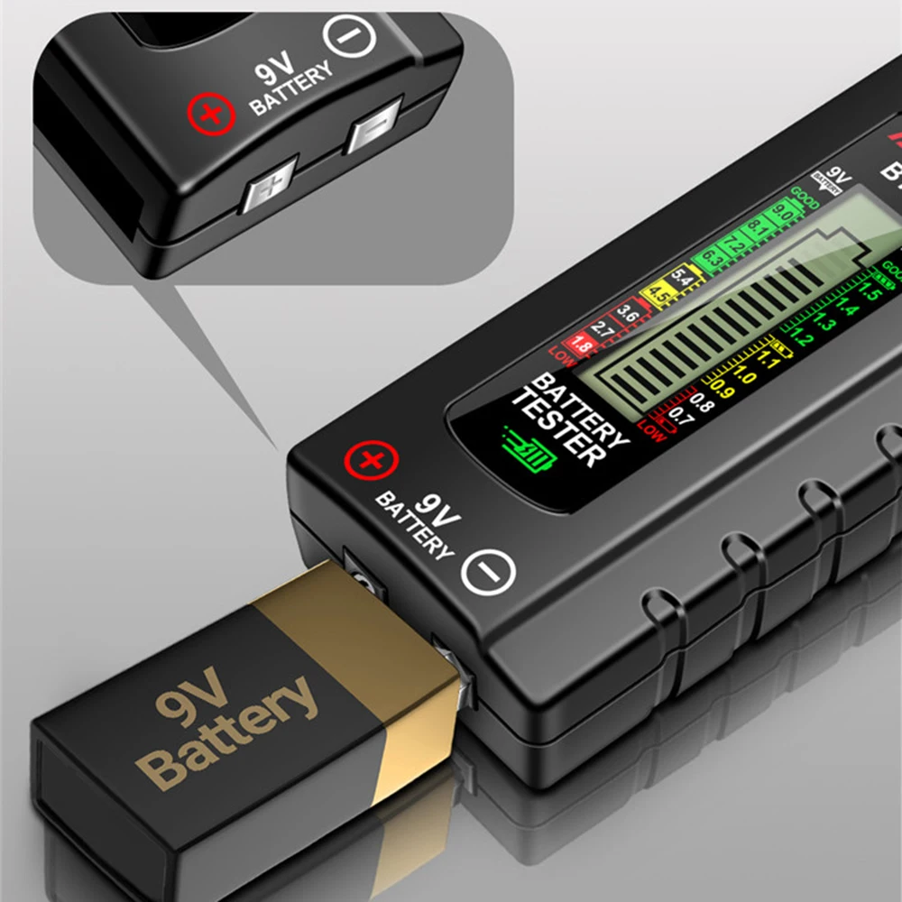 Description Picture 6 of itemBT167 BT169 Digital Battery Testers Detector Multifunctional Quickly Measure Battery AA/AAA/C/D/9V/1.5V Button Cell Measurement