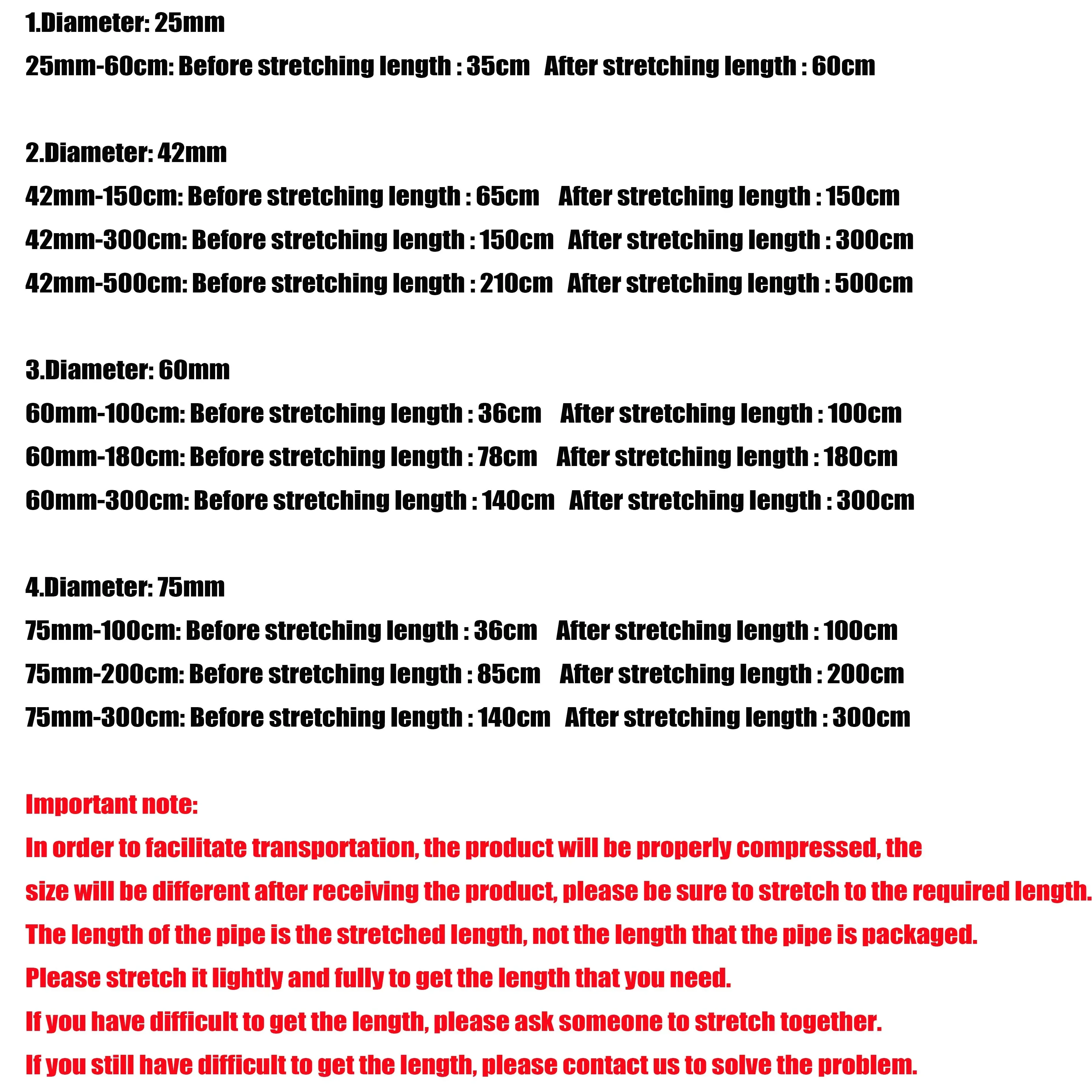 Air Diesel Parking Heater Duct Pipe Tube Hose 25mm 42mm 60mm 75mm Diameter 100-500cm Length For Webasto Eberspacher Car Camper diesel heater exhaust pipe,air diesel heater duct pipe