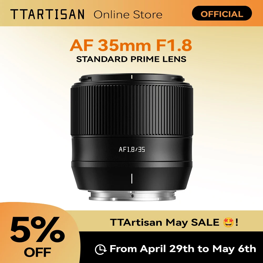 

TTArtisan Автофокус 35 мм F1.8 объектив объектива камеры для Sony E Fujifilm X XF Nikon Z крепление