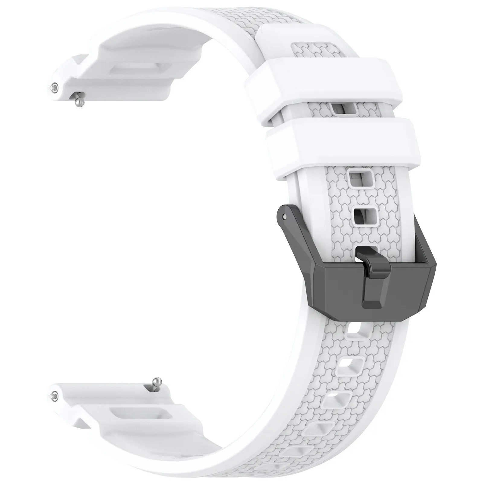 Silicone Sport Watch Band - 24mm Replacement Strap