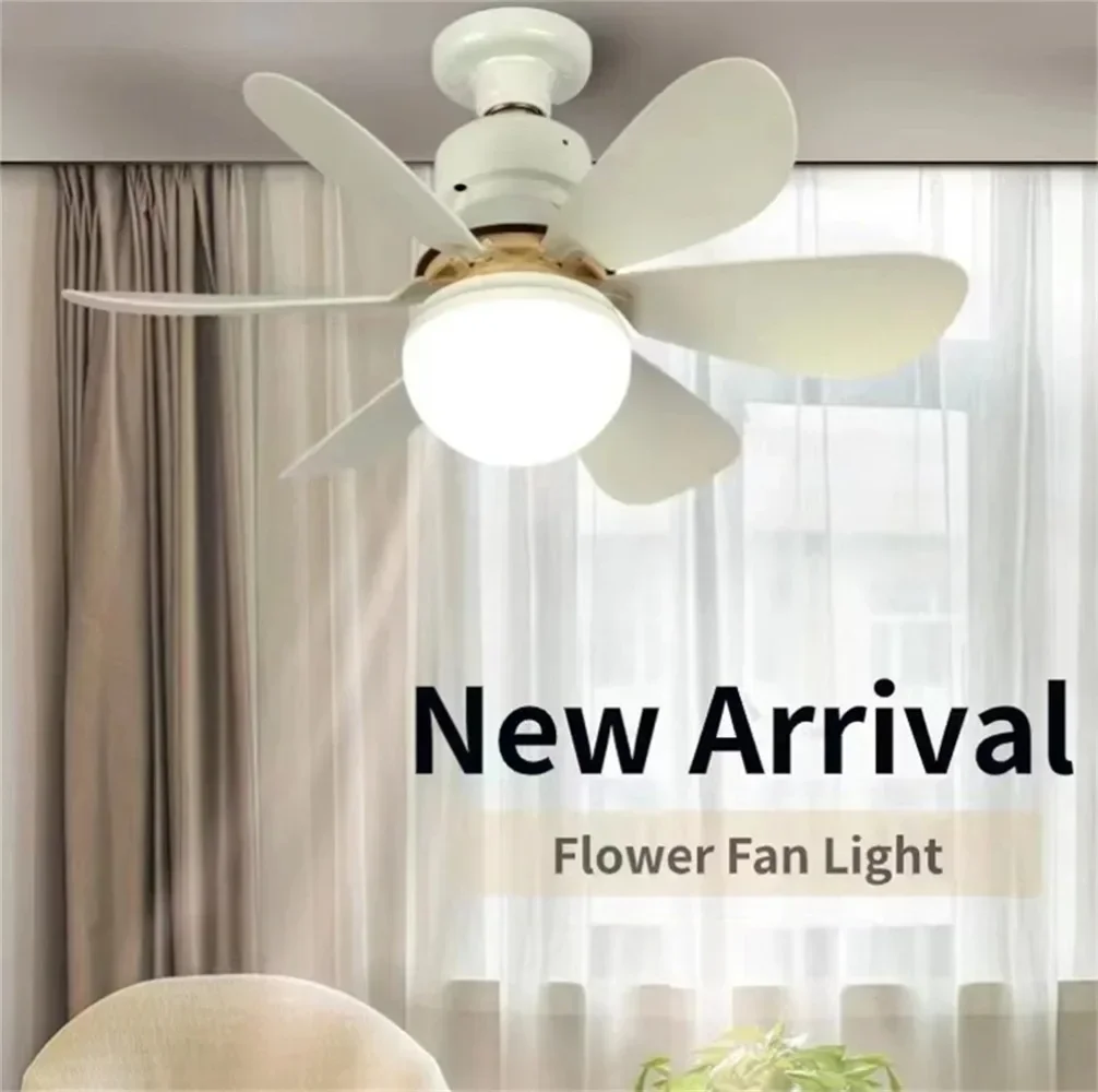 

Modern Remote Control Ceil Fan Lamp Living Room Bedroom Decorative AC85-265 V Motor Mute Led Ceiling Fan with Light