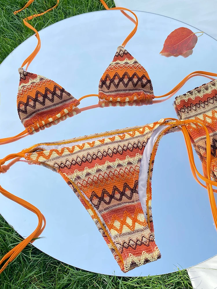 Rinabe Bikinis Sexy Push Up Biquini 2022 Beach Dress Print Swimsuit
