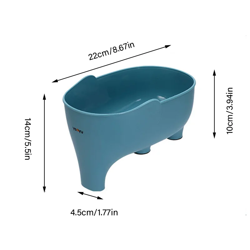 Sink Strainer Elephant Sculpt Leftover Drain Basket Soup Garbage Filter Anti Skid Fruit Vegetable Drainer Kitchen Accessories Kitchen