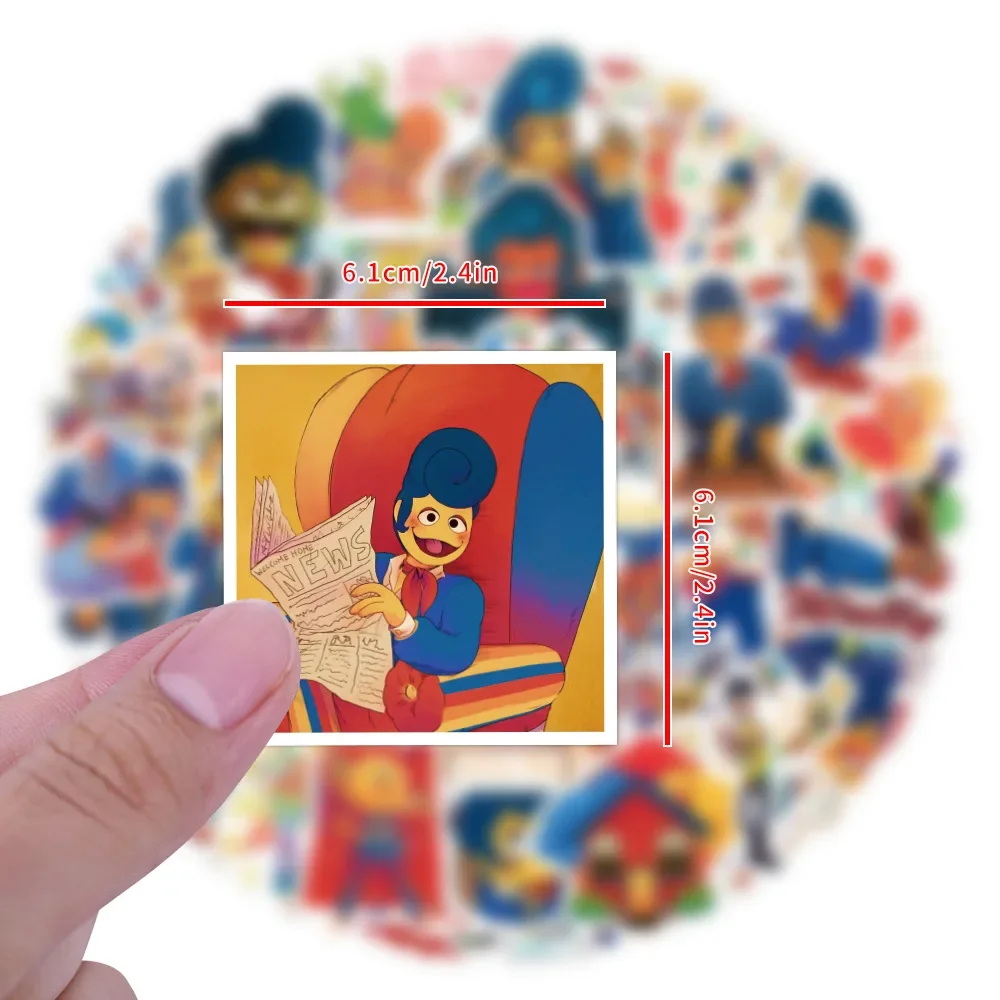 

50 шт., водонепроницаемые наклейки для скейтборда, ноутбука