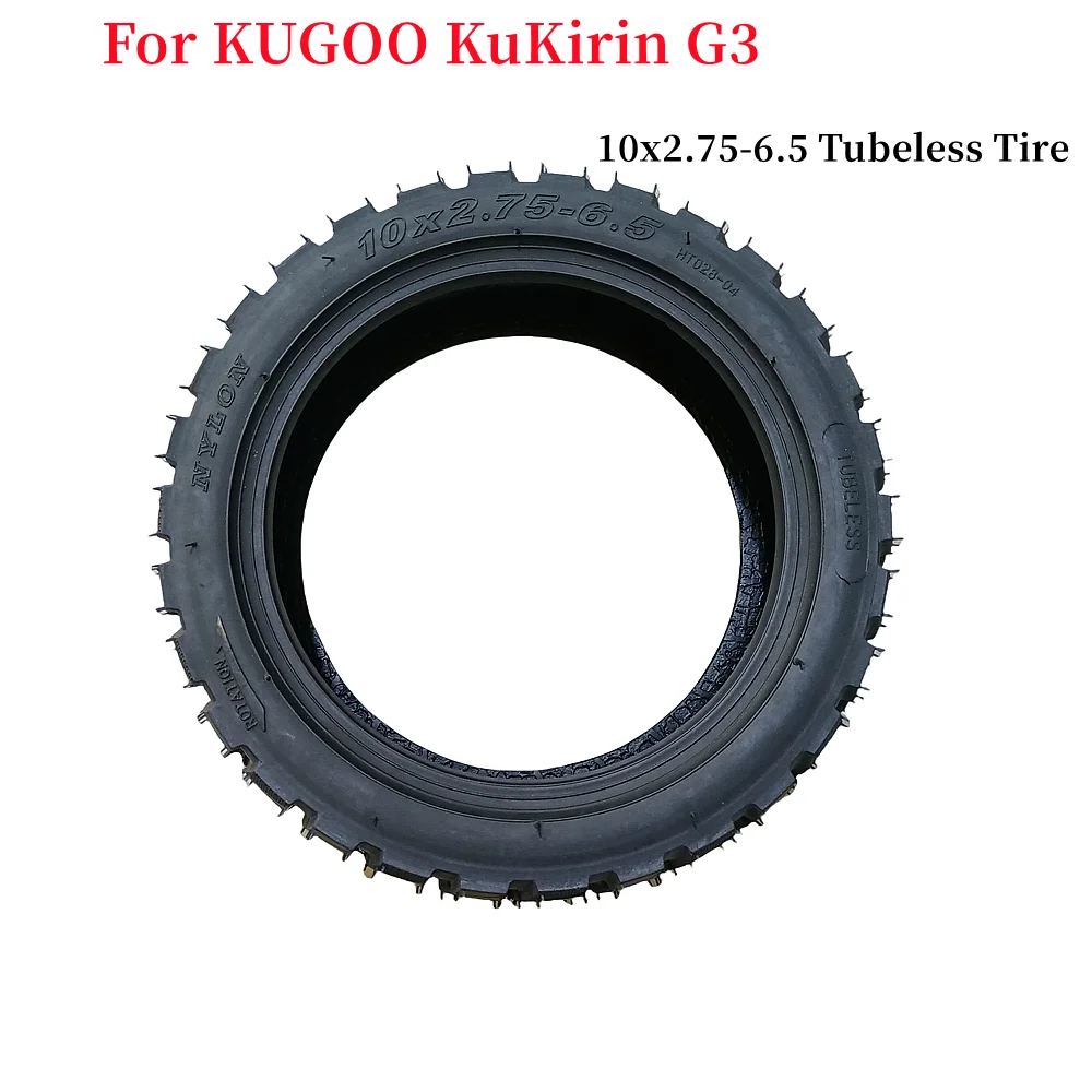90/65-6.5 11 Inch Puncture Proof Tubeless Tire For KUGOO Kukirin G4 Electric Scooter Off-Road Tire Road Tyre Replace Accessories - 18