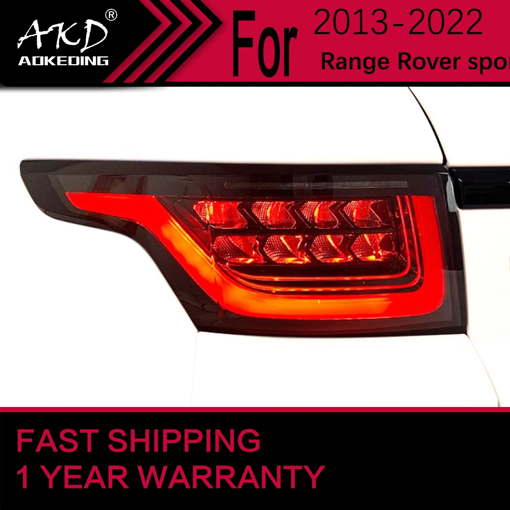 

Car Lights for Range Rover Sport LED Tail Light 2013-2022 Range Rover Stop Lamp Brake Signal DRL Reverse Automotive Accessories
