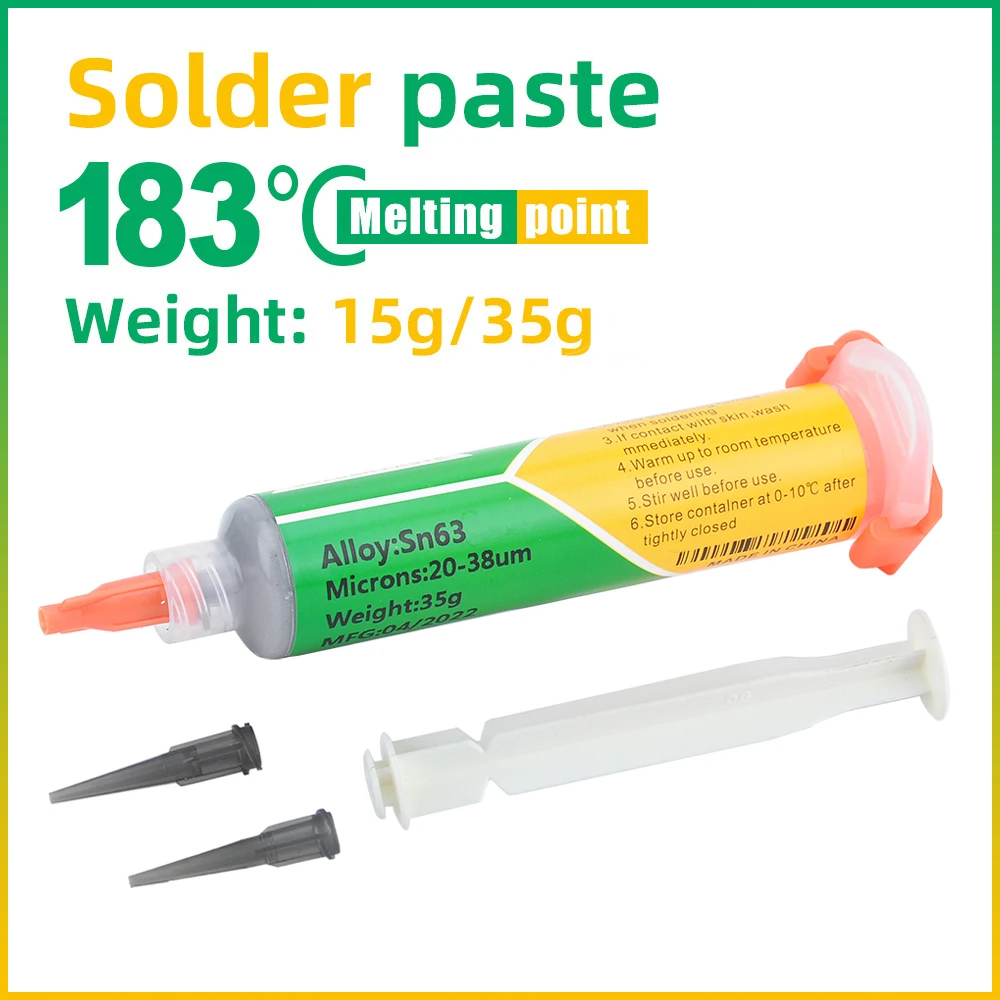 Solder Paste Melting Point 183℃ Medium Temperature Solder Paste SMD
