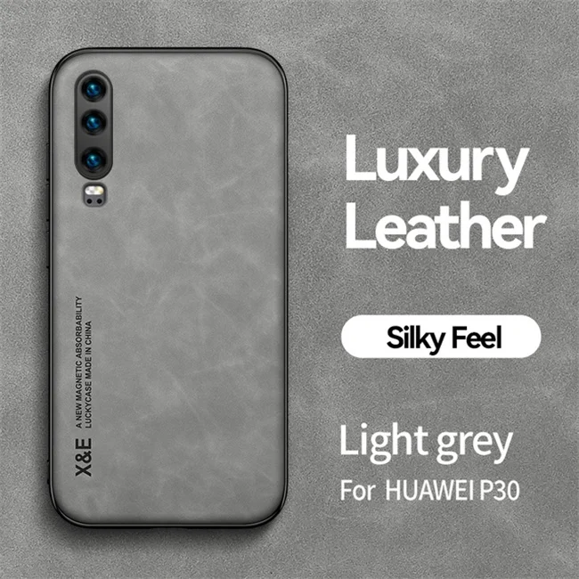 Luxurious Magnetic Sheepskin Leather Phone Case - Premium Back Cover