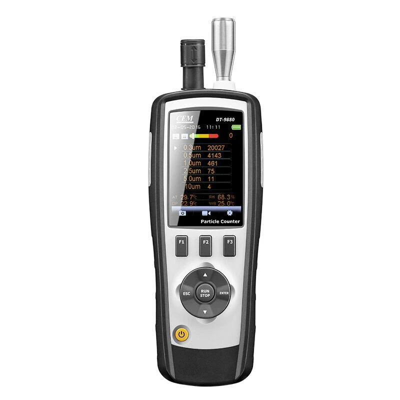 

DT-9880 Professional Handheld PM0.3,PM2.5,10 Um Airbone Gas Laser Air Particle Counter for CleanRoom Quality Detector Price