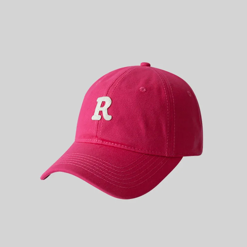 Unisex Große Größe 62 cm Baumwolle Casual Baseball Caps Einfarbig Buchstabe R Outdoor Reiten Kopf Kappe für Herren 4 saison Tragen Hut Männlich – Detail 8