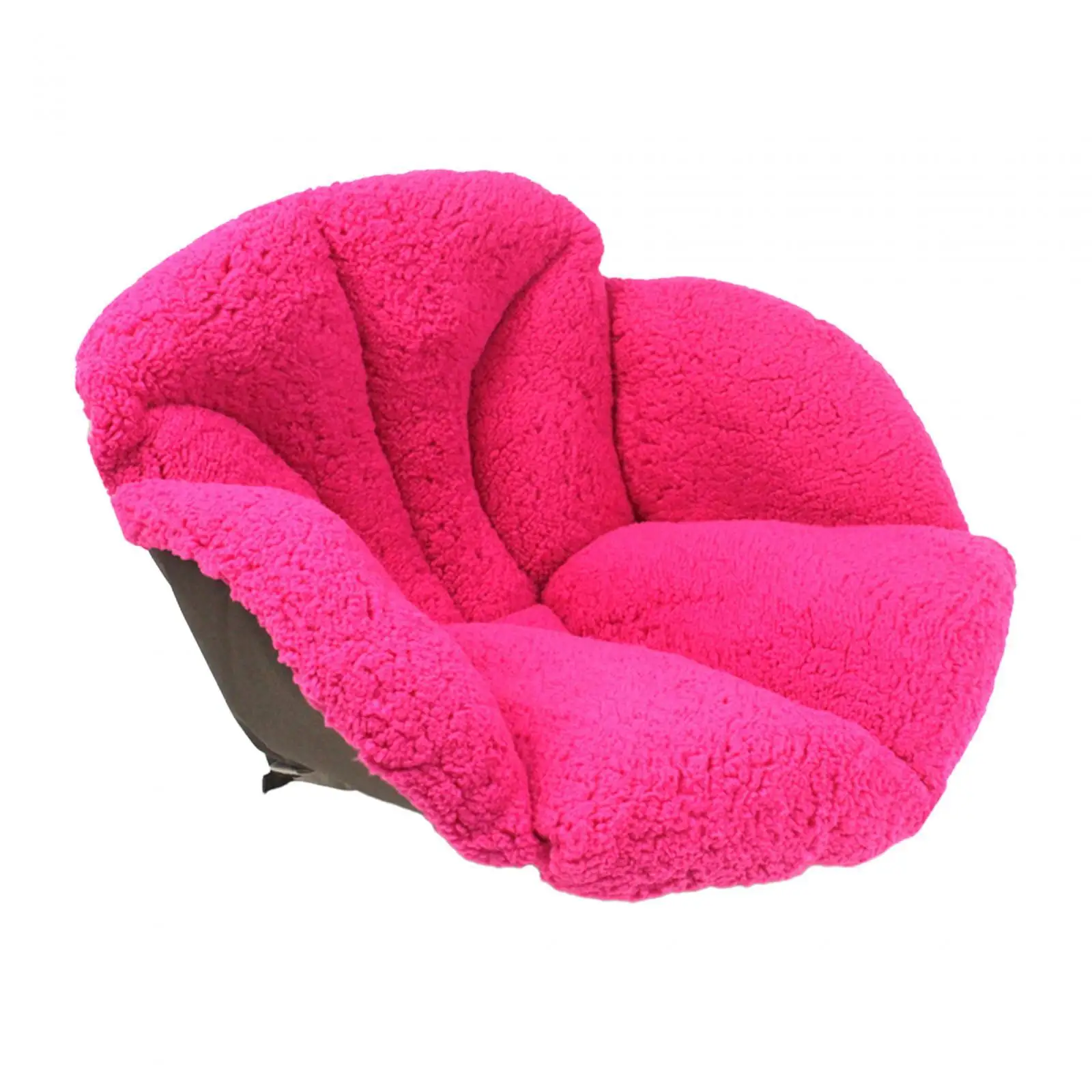 Plush Chair Cushion, Desk Chair Seat Cushion, Stuffed Thickened with Lumbar Support Chair Pad for Computer Chair