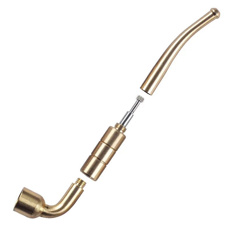 Tobacco Pipe Herb Smoking Pipe Smoking Pipe Handicraft Pipe Brass With Metal Filter