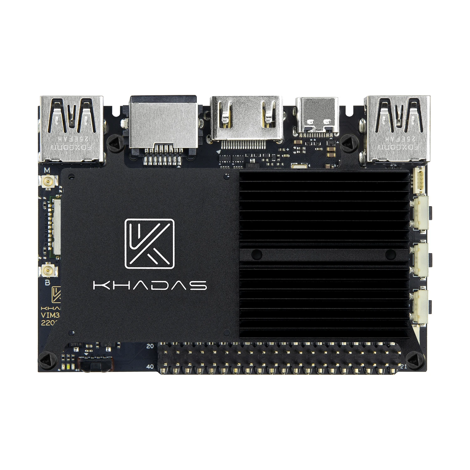 Khadas VIM3 SBC: 12nm Amlogic A311D Soc, 5.0 TOPS NPU , 4GB + 32GB ( )