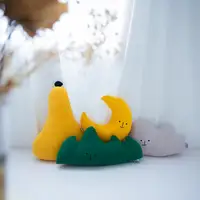 2025 New Duck Pear Doll Pillow Baby Cute Moon Small Mountain Cloud Soothing Pillow Sofa Pillow Napping Waist Pillow
