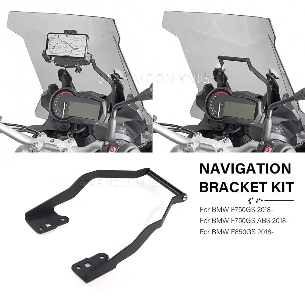 

Верхний кронштейн обтекателя Для BMW F750GS F850GS F 850 GS F 750 GS ABS 2018-комплект кронштейнов для навигации мотоцикла, держатель для смартфона