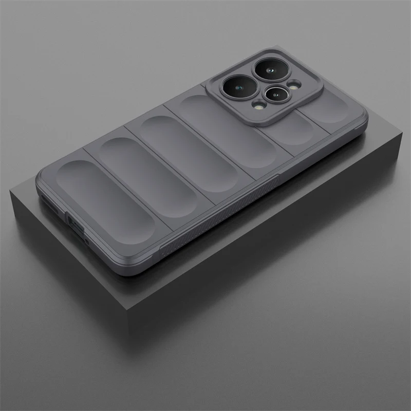 Durable Shockproof Plain Rubber Phone Case Cover