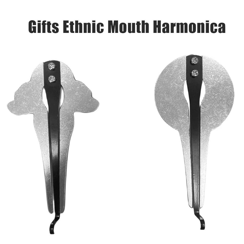 EthnicMouthHarpChromeRussianMusicalHarmonicaBeautifulSound
