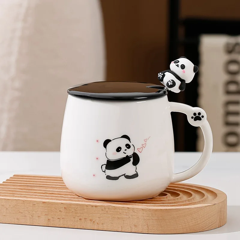 Tazza Da Caffè Divertente Con Rana E Cucchiaio - Ceramica 400ml, Regalo