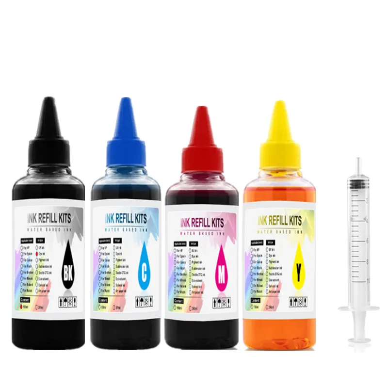 100ml Printer Dye Ink For HP 61 60 62 63 564 711 920 901 902 932 933 934 940 950 951 952 970 971 printers CISS Refill Cartridge