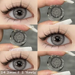 Vibrant Natural Color Contact Lenses (BLACKSPOT-gray)