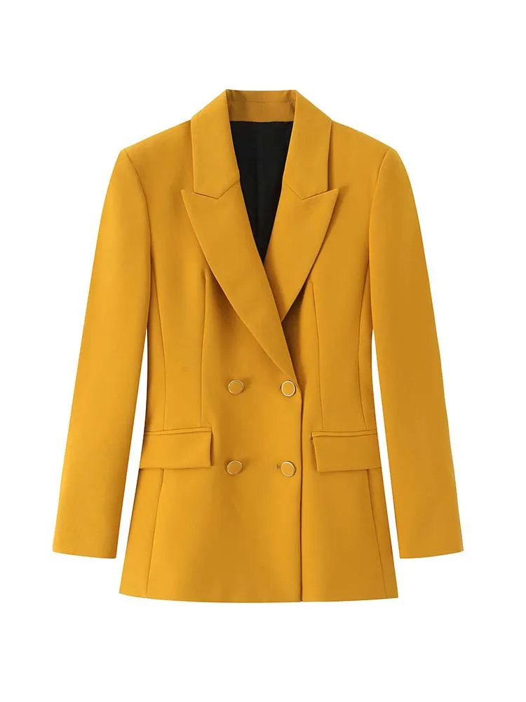 2025 New Fashion Women Pants Two-Piece Set Women Elegant With Shoulder Pads Top+ Wide-Leg Pants 2 Pieces Sets Elegant Women Suit