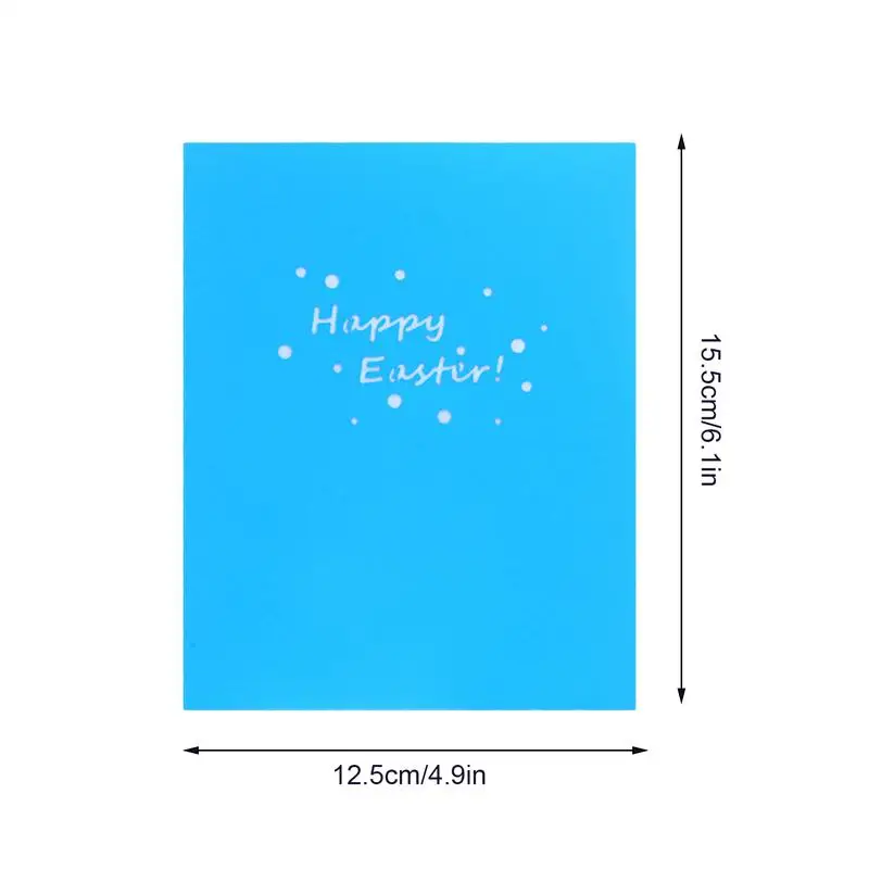 Happy Easter Pop Up Cards 3D Greeting Card Featuring Easter Eggs Celebration Accessories Happy Spring Souvenir Holiday Postcards