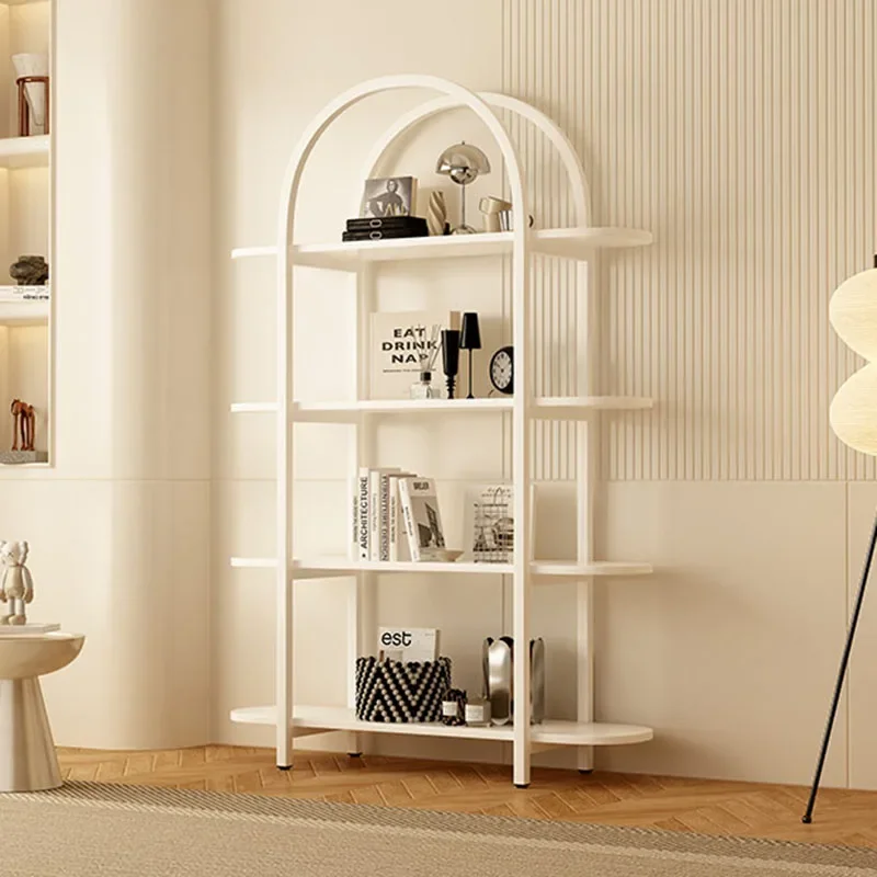 

Nordic Bookcases Display Storage Shelves Minimalist Living Room Closet Floor Bookshelf White Estante Para Livros Room Furniture