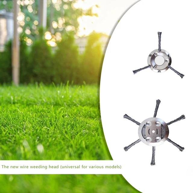 1Pc 6 Hüvelykes Acél Fű Trimmer Feje 3 Vagy Vágó Kefe Vágóhuzal Gyomnövény Penge Kerti Fűnyíró Tápegység - Image 3