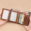 Men's Wallet Anti-theft Brush Ultra-thin Head Layer Cowhide Korean Version Short Genuine Leather Money Clip Vintage Daily Match 2