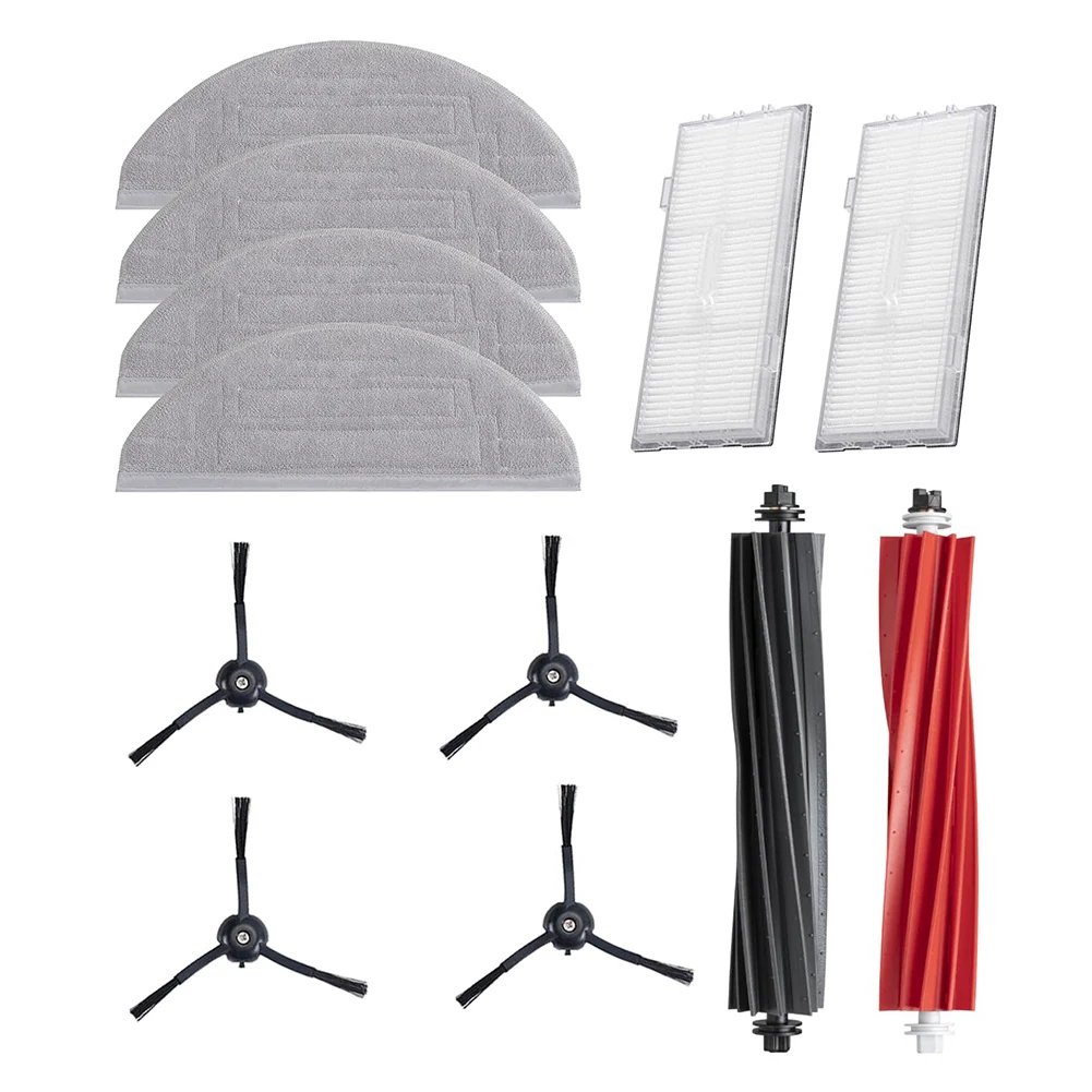 

Replace Essential Parts of Your S8 Pro Ultra Robot Vacuum Cleaner Complete Kit with Rollers Side Brushes Filters and Mop