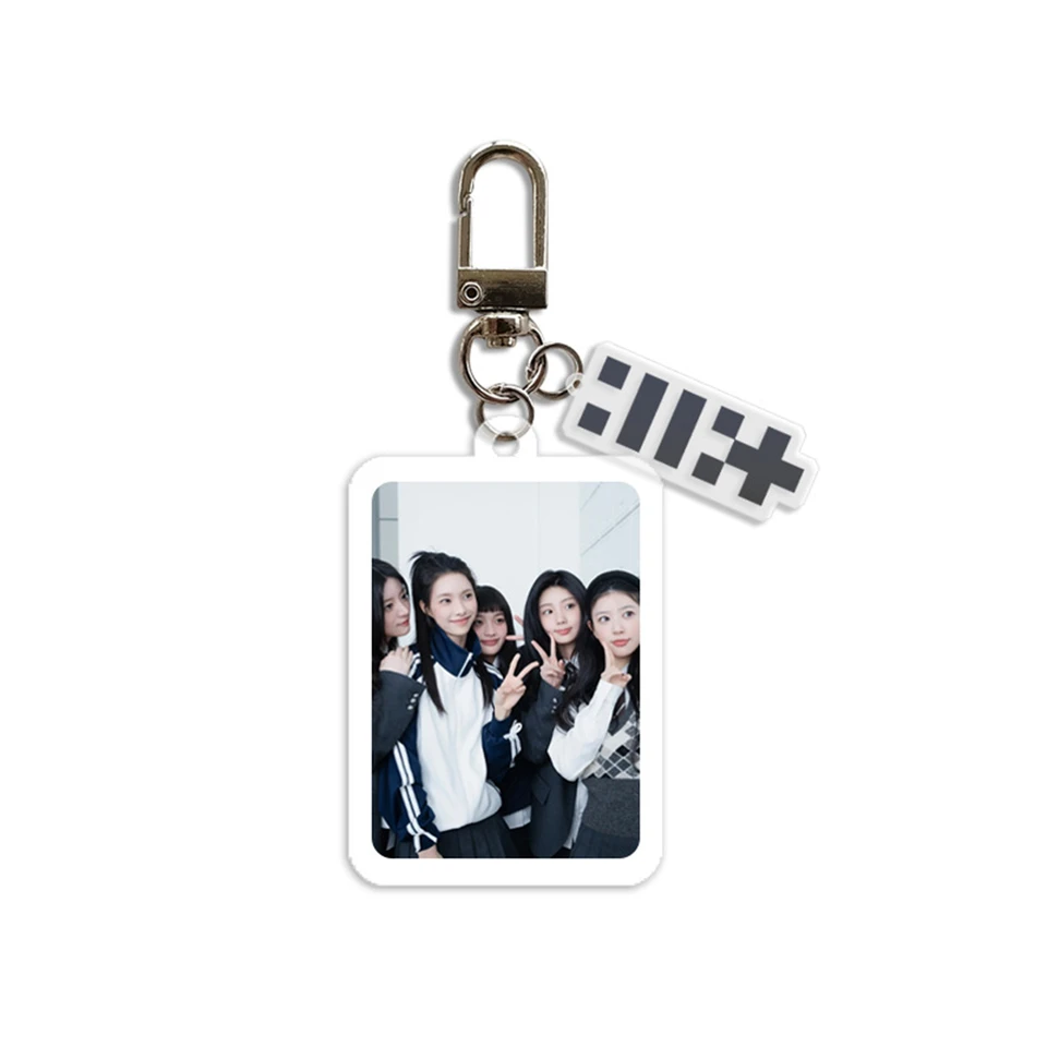 アイドル ILLIT KEYRING KPOP ILLIT Lightstick Shaped Acrylic Key Chain Keyring