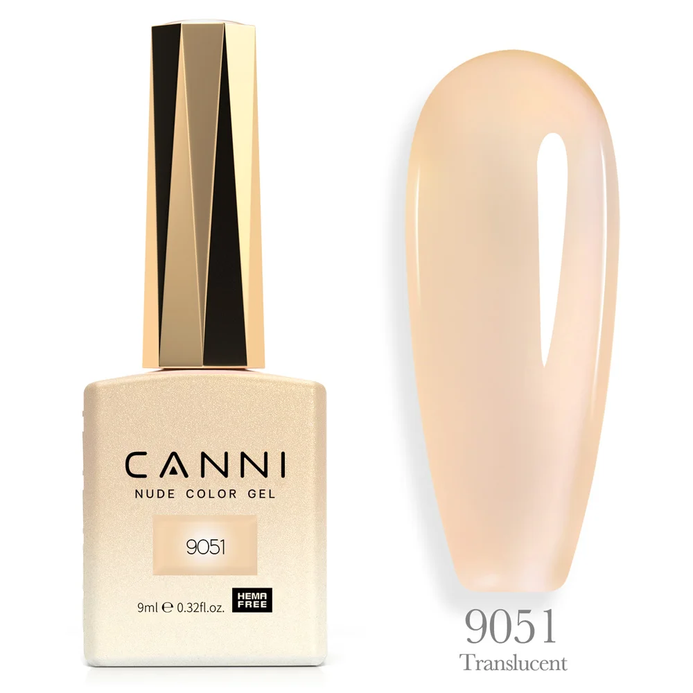 Canni HEMA-Free TPO-Free Transparent Nude Jelly Nail Gel Lacquer - 9ml