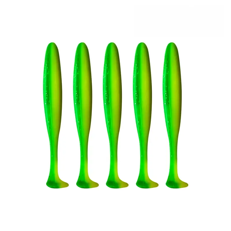 Fishing Lure 55mm 70mm 90mm T Tail Worm Soft Bait Jigging Wobblers Tackle Bass Pike Artificial Silicone Swimbait - Image 7