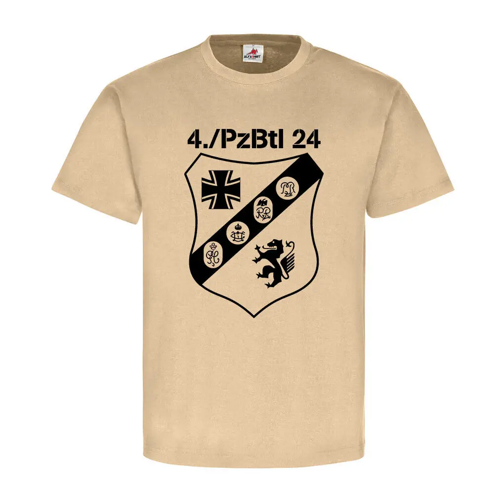 4 company PzBtl 24-танковый батальон braunswiss Leopard 2A4 футболка #15448