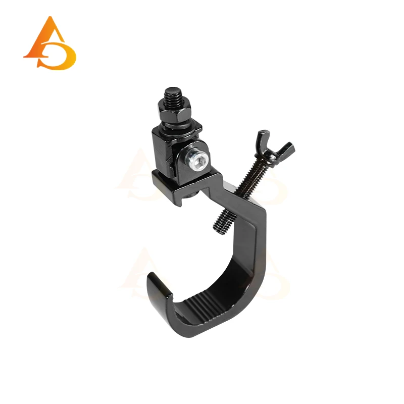 40-58mm Square Tube Mount Folding Clamps Aluminum Truss Round Pipe Stage Lighting Fold Clamp Hooks For DJ LED Par Light Beam