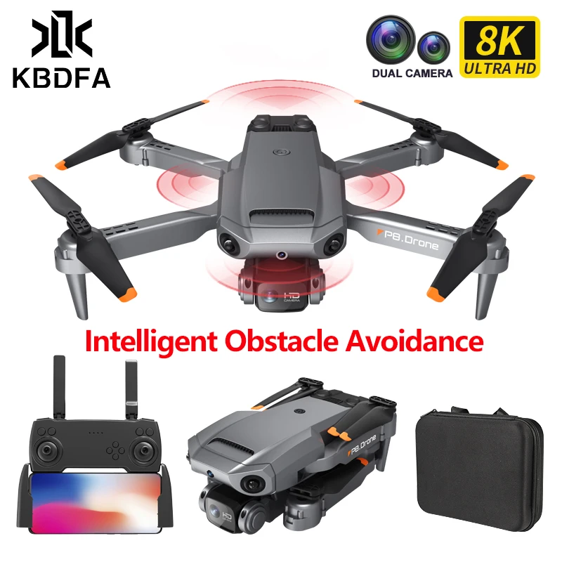 syma x5c remote control quadcopter KBDFA P8 New Drone  8K  ESC HD Dual Camera 5G WiFi FPV 360 Full Obstacle Avoid Optical Flow Hover Foldable Quadcopter Boy Gift RC Quadcopter classic