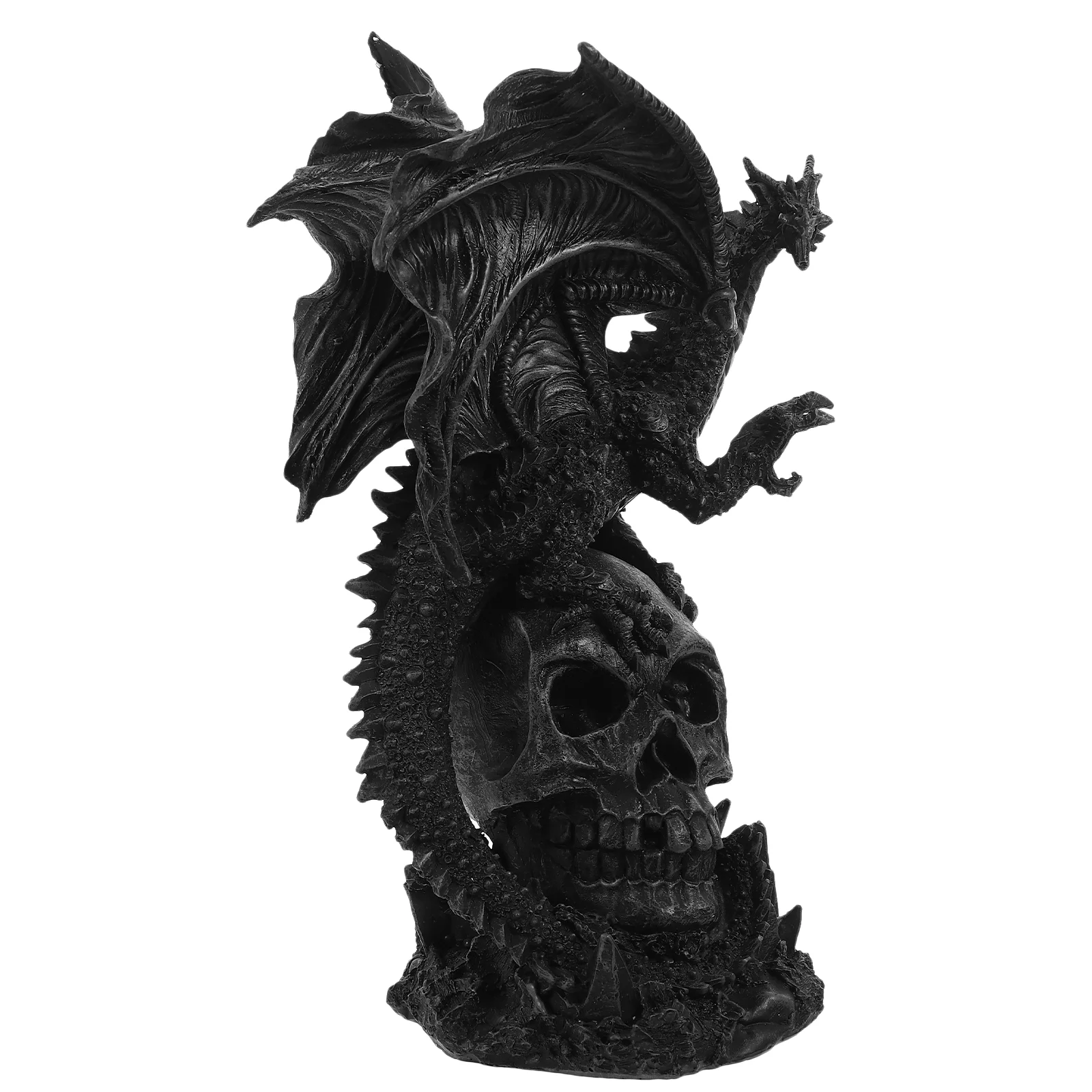 

Fighting Dragon Halloween Statue Resin Crafts Desktop Decoration Display