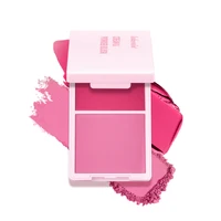 Blush Juvia's Cream Powder Matte Blush Makeup Rose Pan Long-lasting Wearing High Pigment Natural Matte Blush Duo Cosmtics 1
