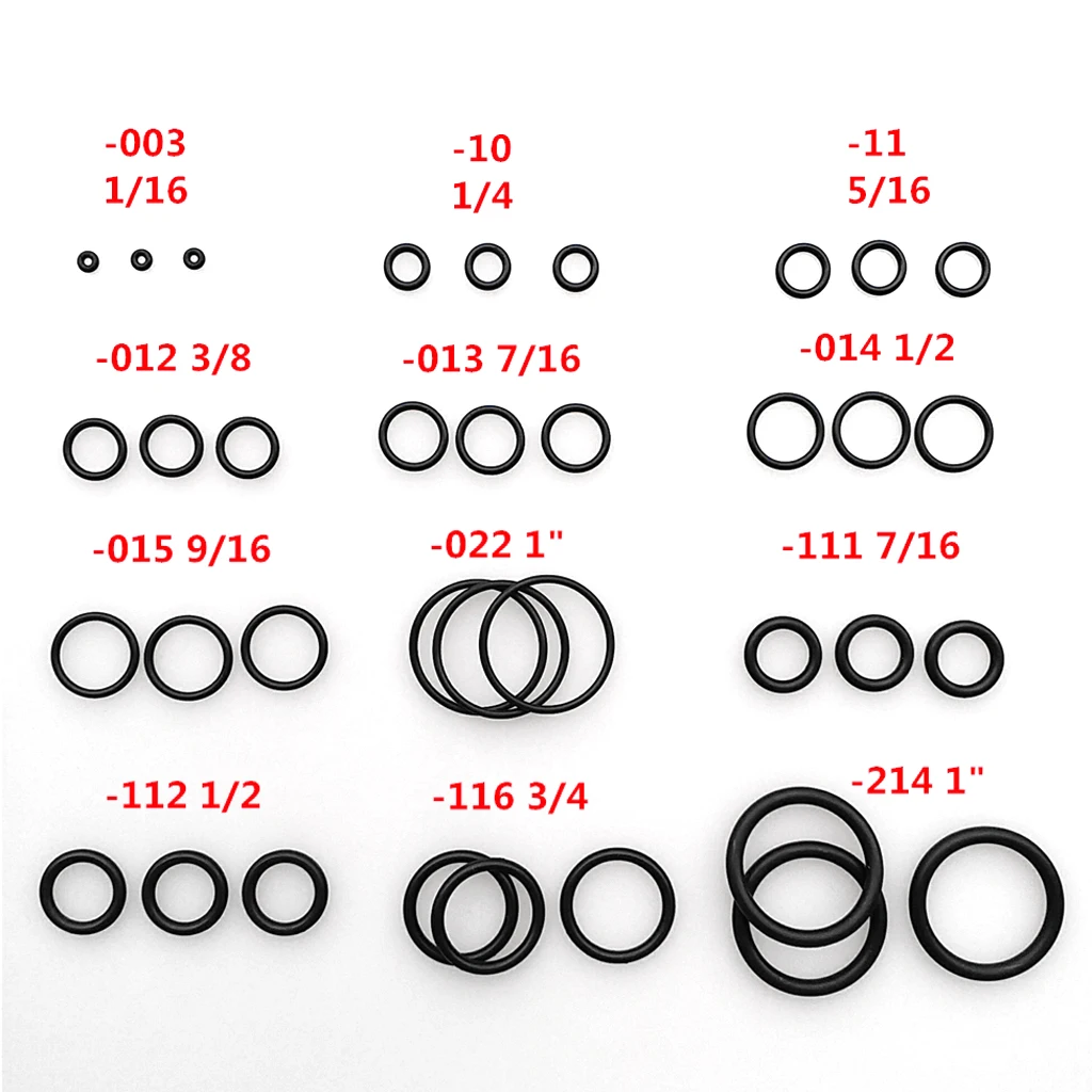 Scuba Diving O Ring Kit Rubber O Ring Seal Washer Spare Parts Dive Tank Hose BCD Gear Equipment Diving Rings Bulk 36 scuba diving connector adaptor
