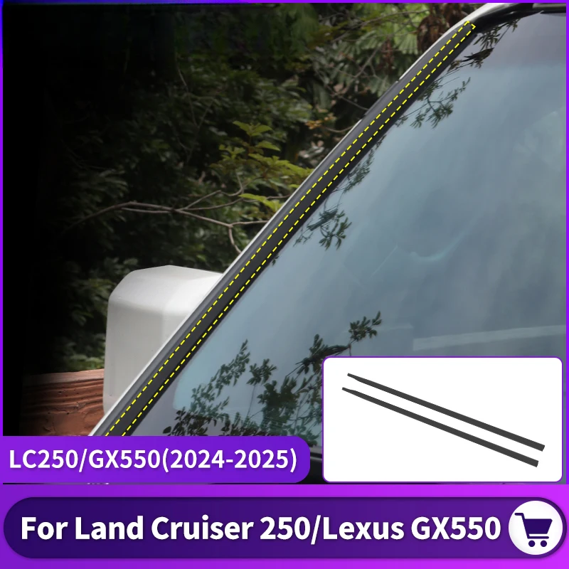 랜드크루저 프라도 LC 250 1958 J250 및 렉서스 GX 550 2024 2025용 앞유리 씰링 스트립 소음 감소