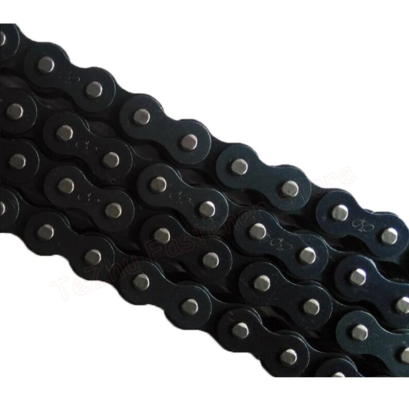 0.5/1.5/5Meter 04C Roller Chain / Chain Links Connector Industrial Transmission Full / Half Links Carbon Steel